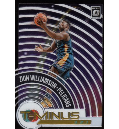 Panini Donruss Optic 2020-2021 T-Minus 3, 2, 1, Zion Williamson (New Orleans Pelicans)